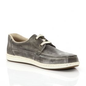 Обувки RIEKER 17921-45 - сиви с връзки