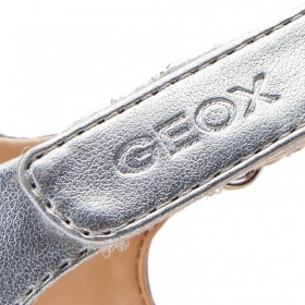 Дишащи сандали GEOX CORALIE J926EA 0EWNF C1007, сребристи