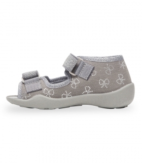 BEFADO PAPI 242P088 Бебешки сандалки от текстил, Сиви