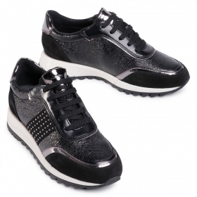 Women`s shoes GEOX TABELYA_D94AQA 022CF C9999 with laces 