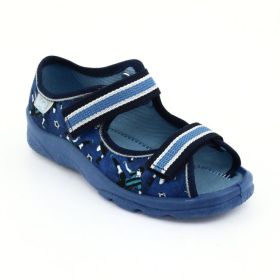 BEFADO MAX 969Y141Детски сандали за момче от текстил, Сини