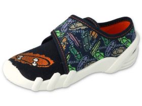 BEFADO SKATE 273X345 Детски обувки за момче от текстил, Сини