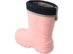 BEFADO 162Y307 Детски гумени ботуши с чорап-отоплител, Розови