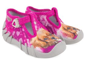 BEFADO SPEEDY 110P415 Бебешки текстилни обувки за момиче, Фуксия