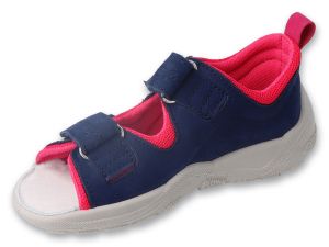 BEFADO FLY 721P004 Бебешки сандали с лепки, Тъмносини