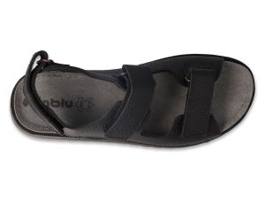INBLU 158D206 Дамски ортопедични сандали от естествена кожа, Черни