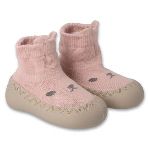 BEFADO 002P043 Бебешки Обувки чорапчета, Розови с коте