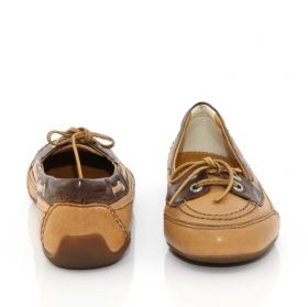 Pantofii femei GEOX maro din piele naturala