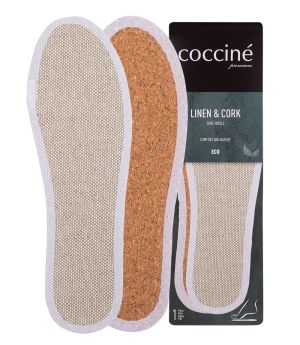 OCCINE LINEN & CORK Натурални двуслойни стелки от лен и корк