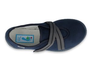 BEFADO DR ORTO 434D015 Pantofi ortopedici femei cu velcro, bleumarine
