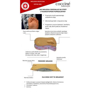 COCCINE ADA 2/3 Кожени ортопедични стелки за напречно плоскостъпие