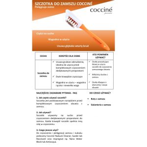 COCCINE 3 в 1 Комбинирана четка с дръжка за почистване и разрошване на велур и набук