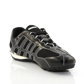 Women`s shoes GEOX D7112F 00211 C9999 with laces (black)