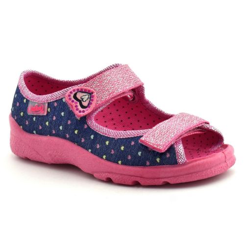 BEFADO MAX 969X143 Детски сандали за момиче от текстил, Розови