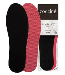 COCCINE POLAR ON LATEX  Термоизолиращи стелки от полар и латекс, Черни