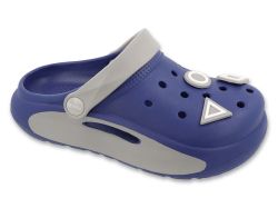 Детски кроксове Befado Pixel 159Y127, Сини с подвижни апликации (геометрични фигури)