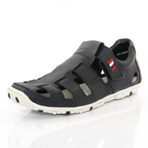 Pantofi barbati RIEKER bleumarin din piele naturala