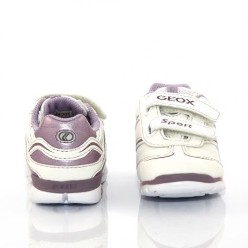 Дишащи Детски маратонки GEOX B22H8A 01454 C1060 - бели с лилаво