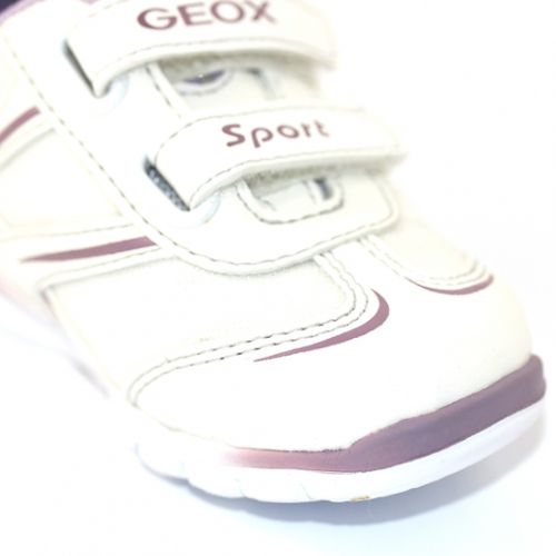 Дишащи Детски маратонки GEOX B22H8A 01454 C1060 - бели с лилаво