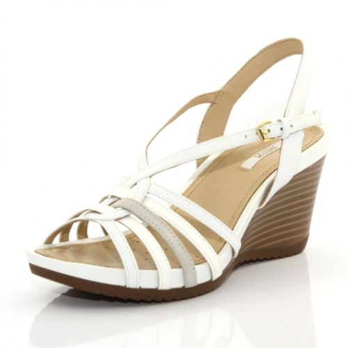 Sandale femei GEOX albe