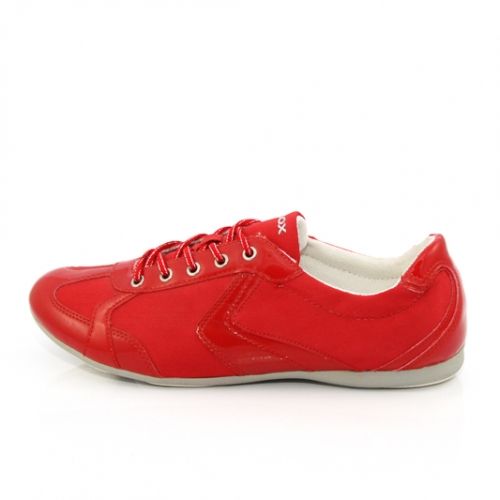 Дишащи Дамски спортни обувки GEOX D9105M 01102 C7000 - червени