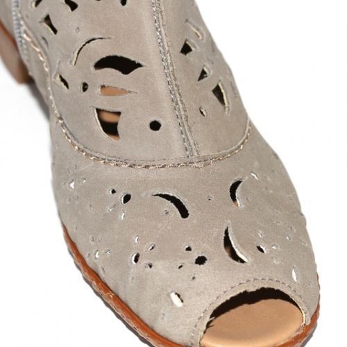 RIEKER 96756-42 Дамски обувки  с патентован комфорт - сиви 