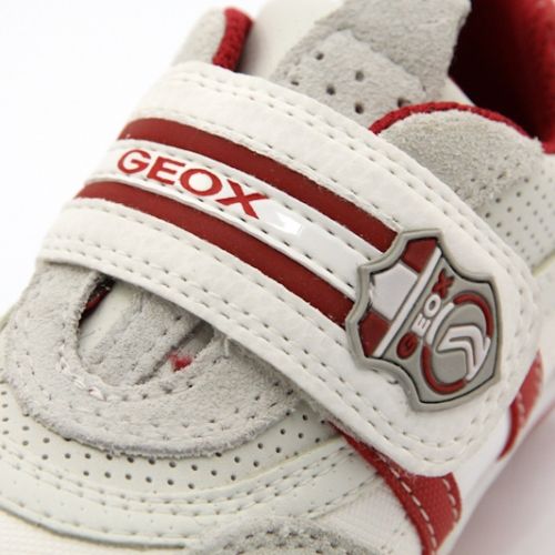 Маратонки GEOX - бели с червено