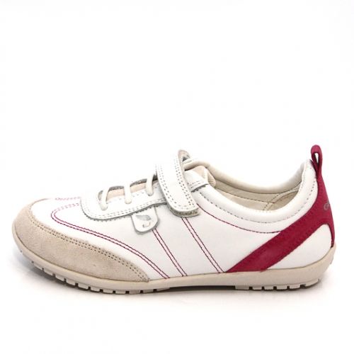 Детски бели обувки с розово GEOX