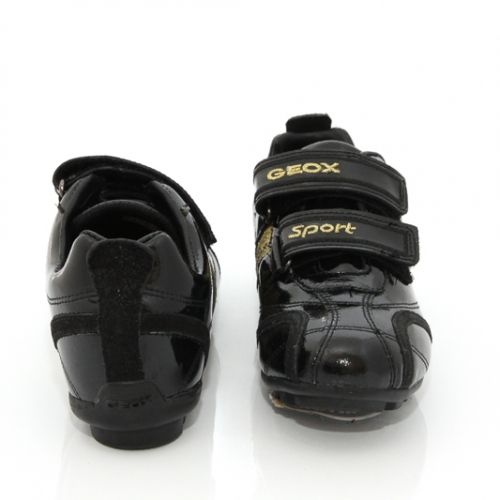 Детски лачени обувки с лепки GEOX J8304S 00066 C9999, Черни