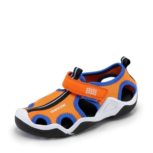 Дишащи Детски сандали GEOX със затворени пръсти 