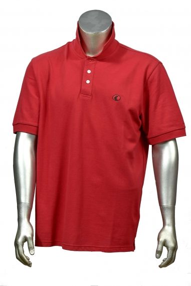 Мъжка риза GEOX M2210B T0942 F7043 - червена  с къс ръкав
