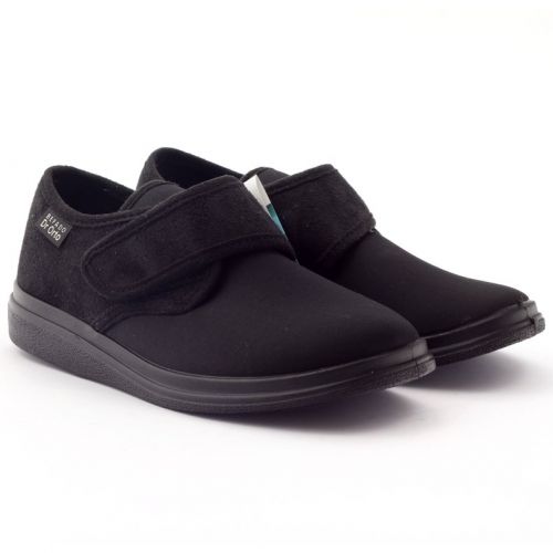 BEFADO DR ORTO 036M006 Ортопедични мъжки обувки  от еластична материя, Черни