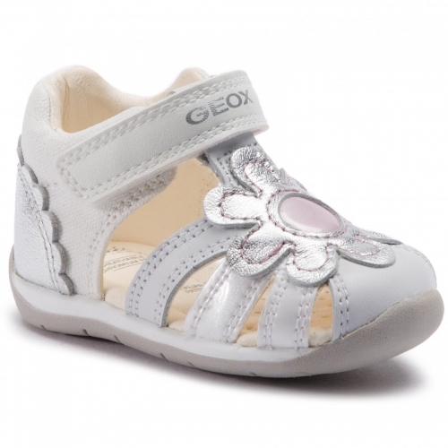 Дишащи Бебешки обувки GEOX BABY EACH B920AA 009KY C0007, бели