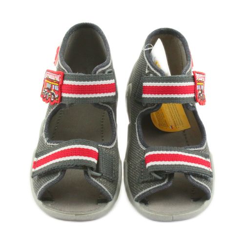 BEFADO SNAKE 250P089 Бебешки текстилни сандали със затворена пета, Сиви