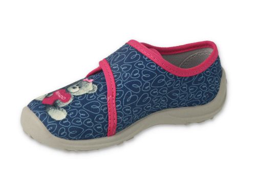 BEFADO BOOGY MUMMY&ME 660X049 Детски текстилни обувки за момиче, Сини