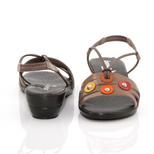 Дамски сандали BOXER 92009 10-024, Кафява естествена кожа