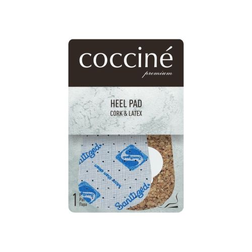 COCCINE HEEL PAD CORK & LATEX Антибактериални стелки за пети с естествен корк