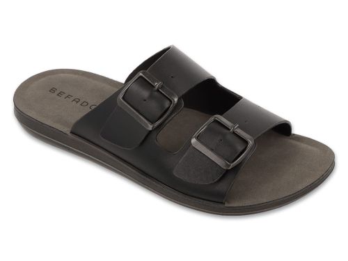 BEFADO HOME & GO 158M025 Мъжки чехли, Черни 