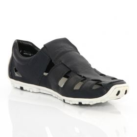 Pantofi barbati RIEKER bleumarin din piele naturala