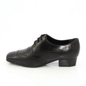 Дишащи Дамски обувки GEOX D93S4N 00049 C9999 - черни с връзки