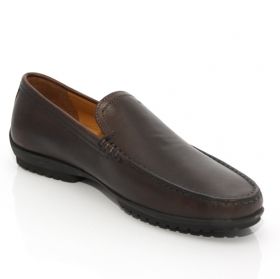 Mocasini GEOX negri din piele naturala
