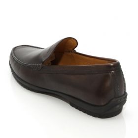 Mocasini GEOX negri din piele naturala