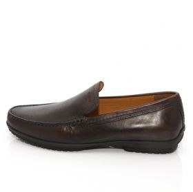Mocasini GEOX negri din piele naturala