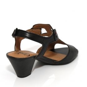 Немски Дамски сандали CAPRICE 9-28201-22 - черни с ток