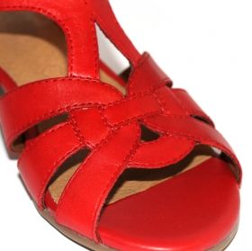 CAPRICE 9-28103-22 Women's Red Sandals