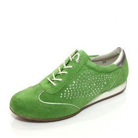 Дамски обувки с връзки CAPRICE 9-23603-22З, Зелен велур