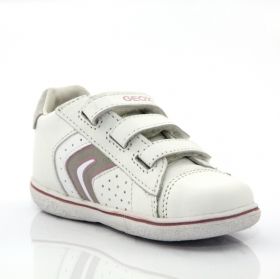 Дишащи Бебешки обувки GEOX B2234H 00043 C0406 - бели с розово