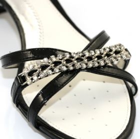 Women`s high heeled sandals GEOX D81R1C 000DN C9999 (black)