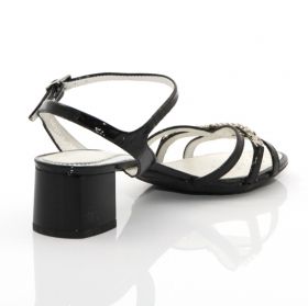 Women`s high heeled sandals GEOX D81R1C 000DN C9999 (black)