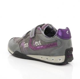 Light Up Sneakers GEOX JOCKER J13G2B 01154 C1324 (grey/purple)
